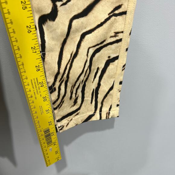 NWT WeWoreWhat Th Icon Piped Stiletto Slit Tiger Skinny Jean Size 30 - Picture 6 of 9